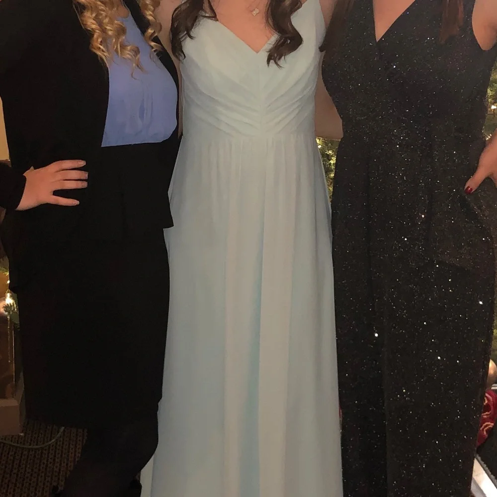Levkoff prom/bridesmaids mint green dress - Picture 2 of 10